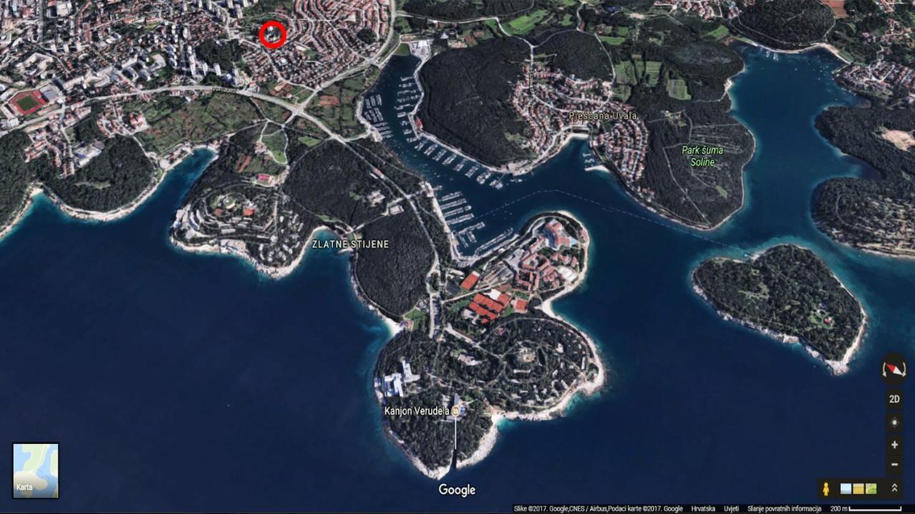 Pino Lägenhet Pula Exteriör bild